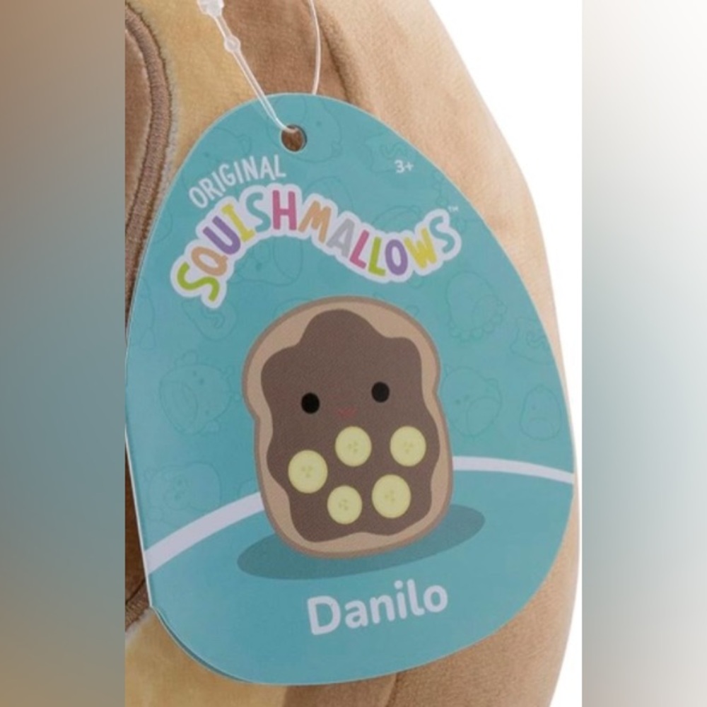 NWT Danilo the Banana Chocolate Toast 8" Squishmallow - Picture 2 of 5